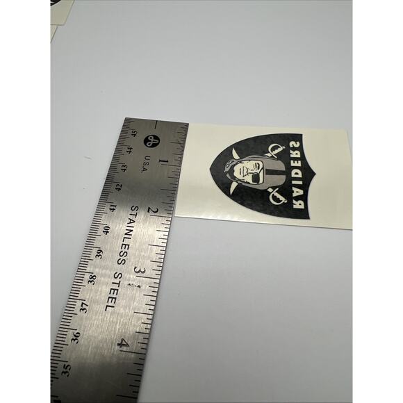 NFL Oakland Las Vegas Raiders Temporary Tattoo Pack Of 10 Face Tattoos Football - Picture 10 of 11